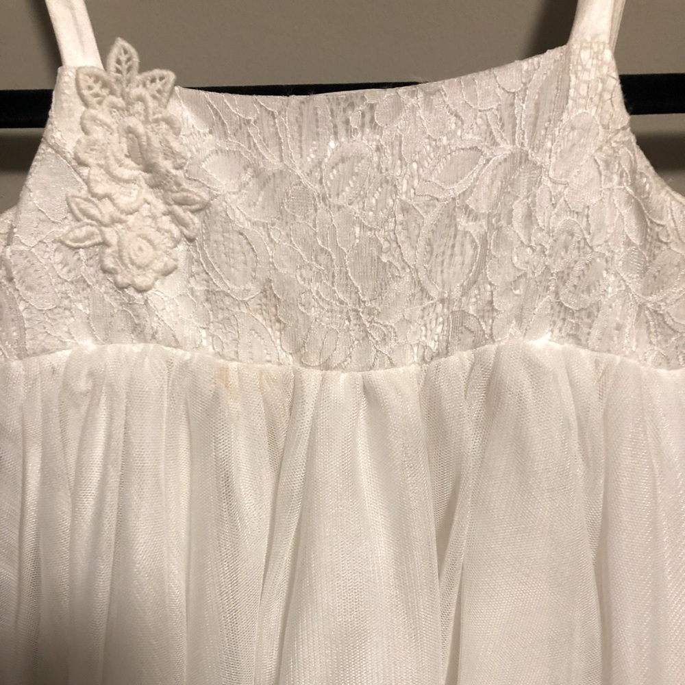 David’s Bridal flower girl dress